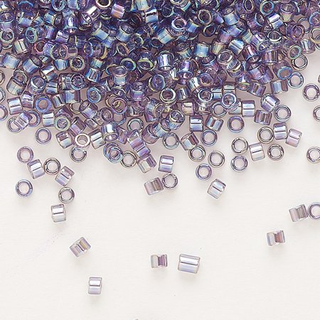 Miyuki Beads Delica - Glass Transparent Rainbow Light Amethyst  DB1245